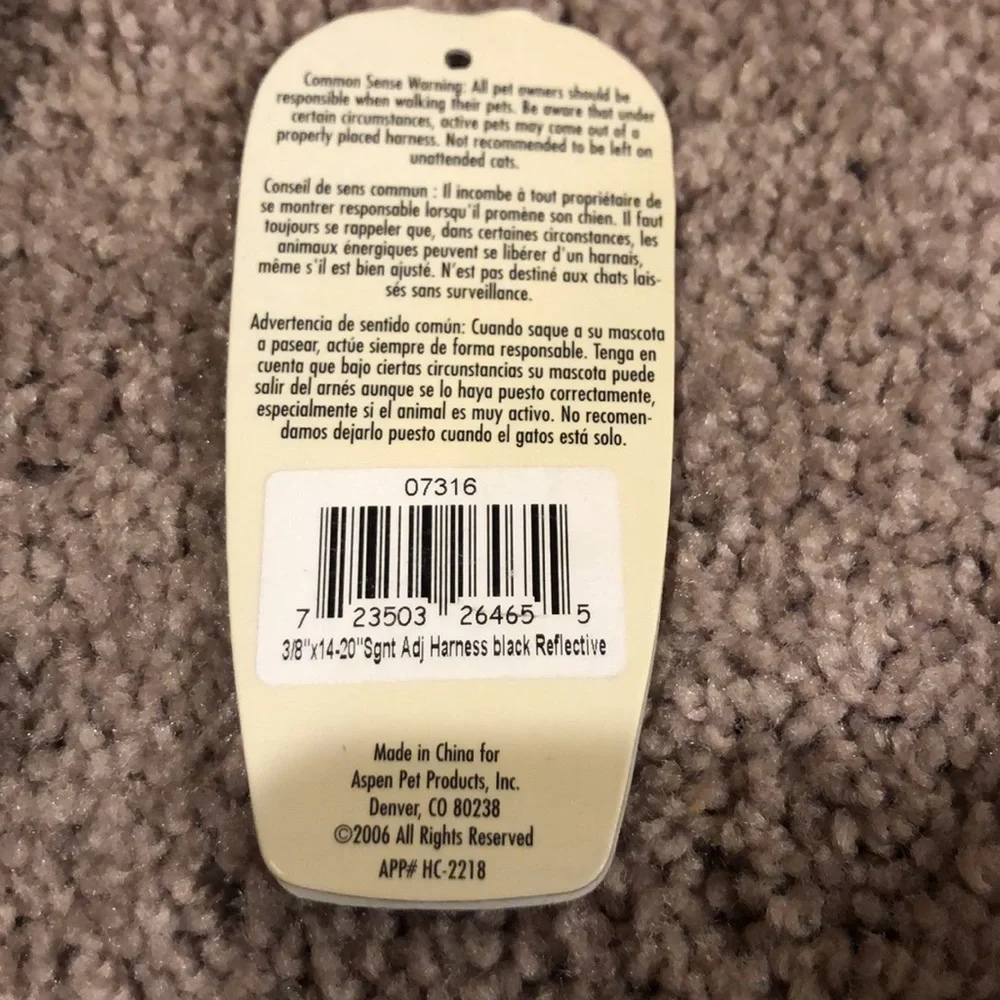 Adjustable Nylon Harness for Cats 🐈‍⬛
